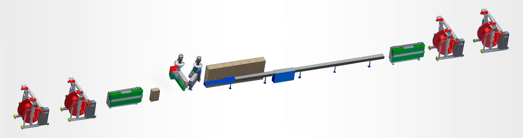 LINHA DE EXTRUSÃO PARA CABO COAXIAL E TELECON LINHA DE EXTRUSÃO PARA CABO COAXIAL E TELECON