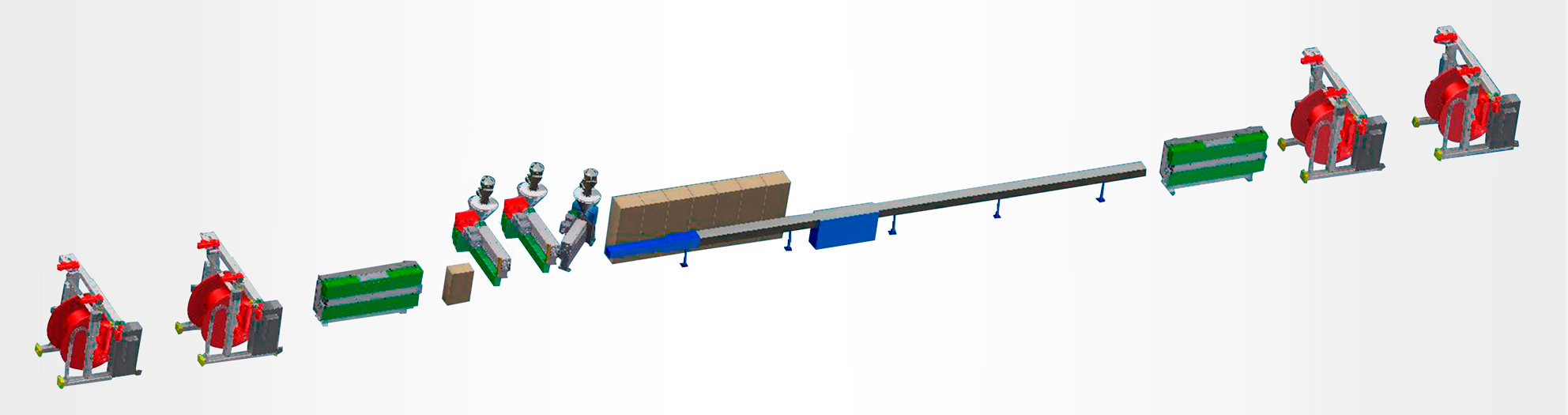 EXTRUSION LINE TANDEM EXTRUSION LINE TANDEM